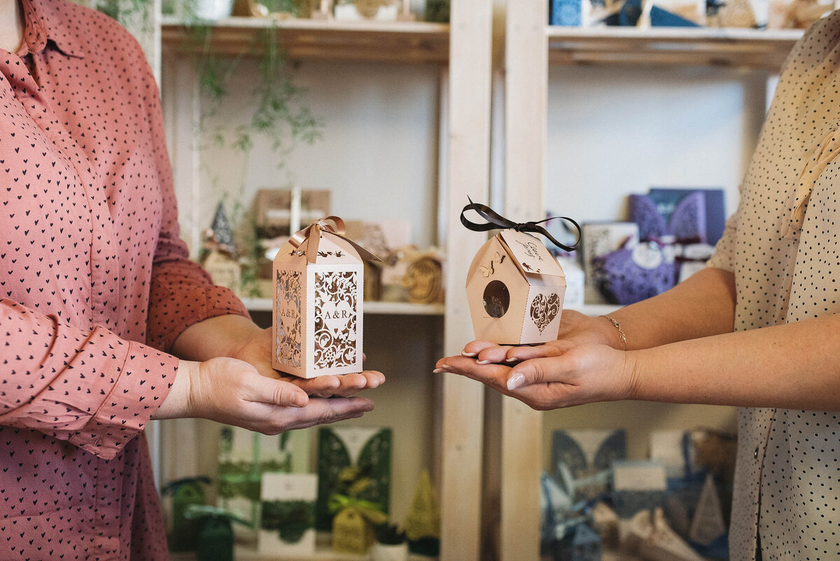 laser cut wedding favors made to order