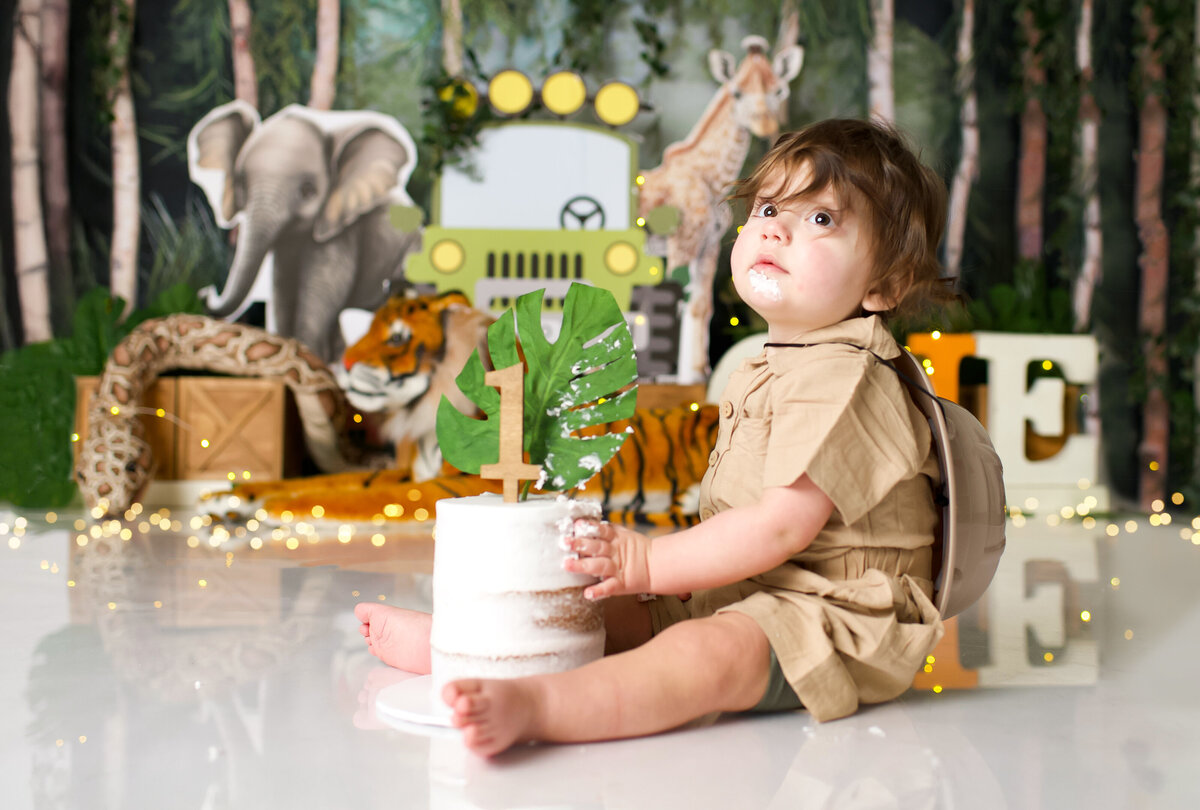Safari Cake Smash- Amanda10