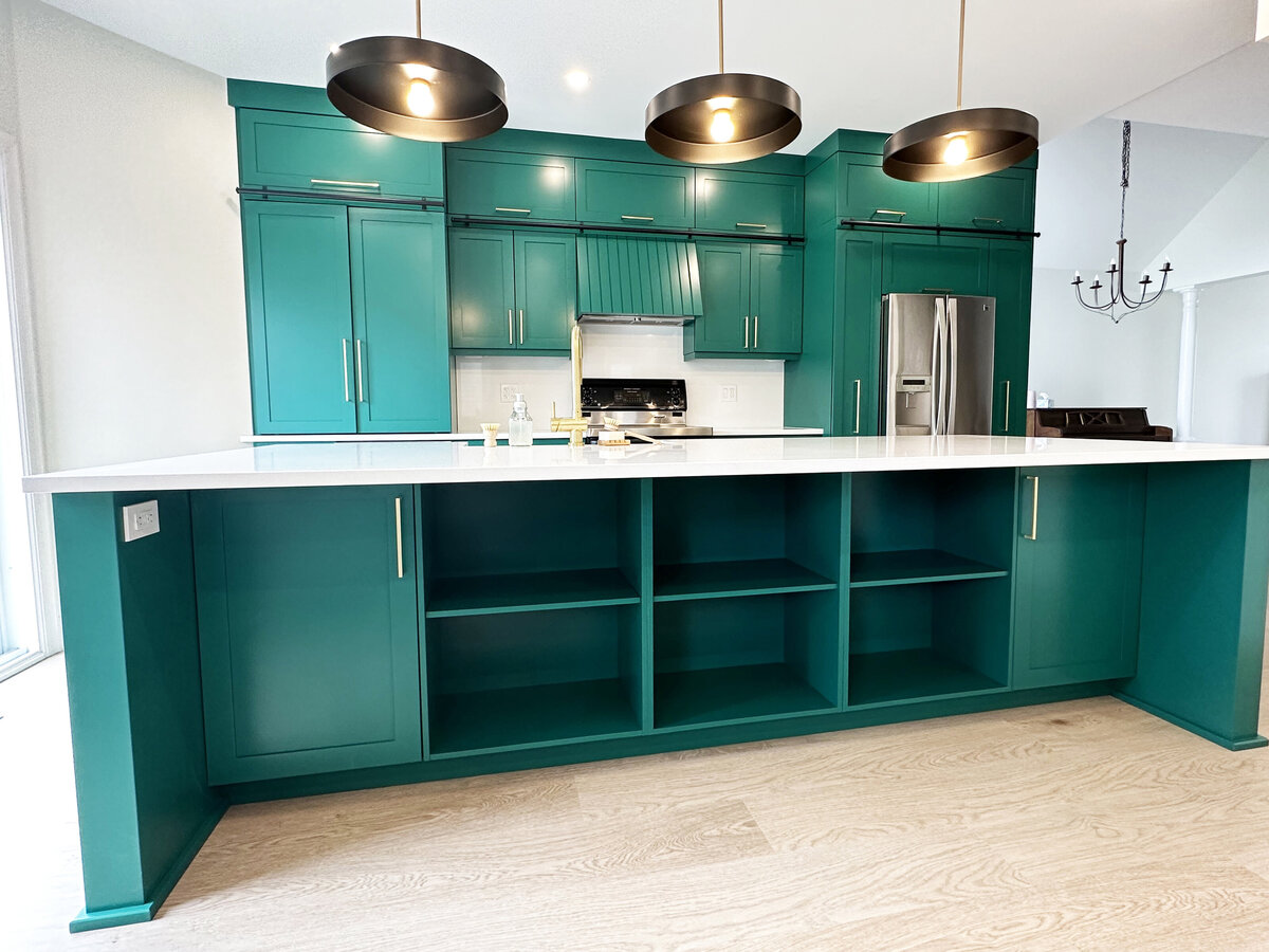 Emerald Green with Envy Kitchen Renovation Interior Design (11)