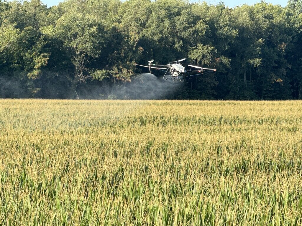 Ag drone operations with Raven 6 Rising