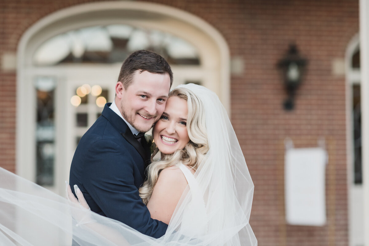 A TIMELESS ROMANTIC CLASSIC DUSTY BLUE BLACK TIE LOVETT HALL LUXURY WEDDING AT GREENFIELD VILLAGE IN DEARBORN MICHIGAN BY KARI DAWSON62