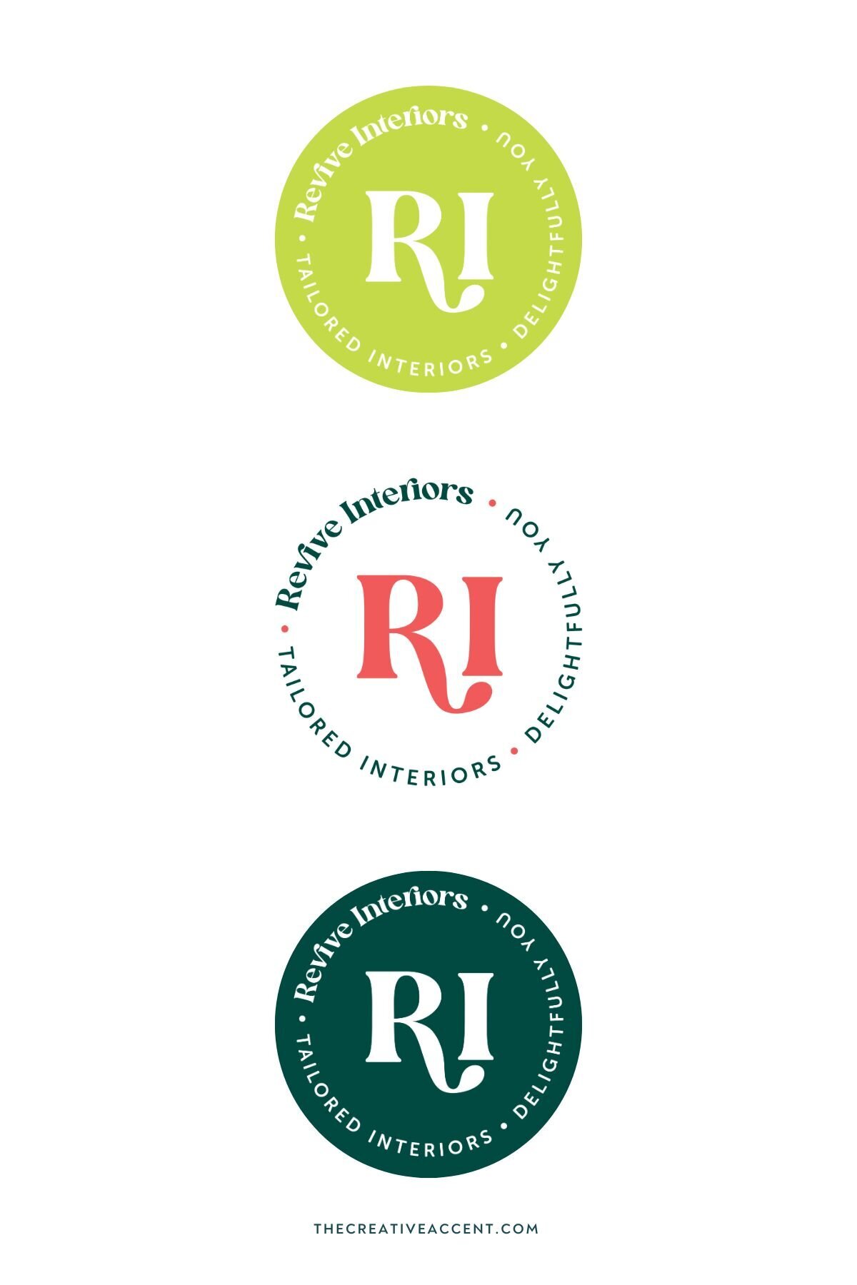 monogram logo design for interior designer