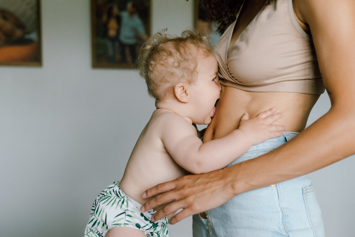 Intimate Boho Mommy and Me Portraits | Ankeny IA | The Coe Collective-70