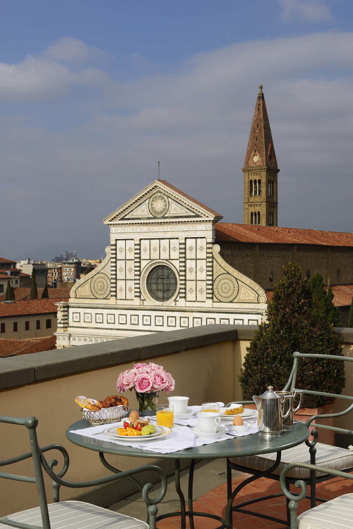 Waterstone - Hotel Santa Maria Novella - Florence - Italy - Luxury Boutique Hotel - Colazione terrazza vert