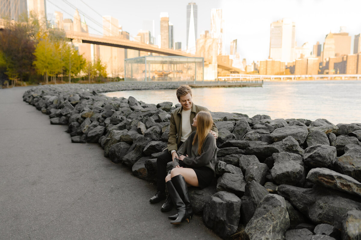 Brooklyn Bridge Engagement Photos 34