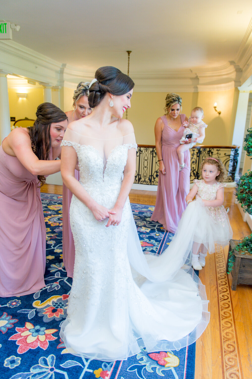 Bride Getting Ready