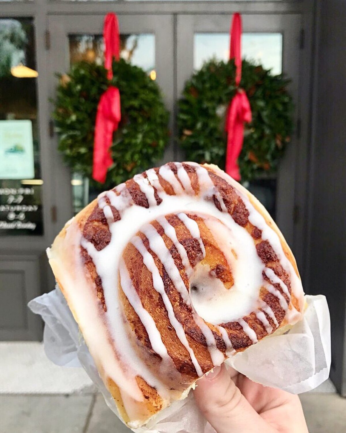 Cinnamon Roll at Yellow Dog Bread in Raleigh, NC