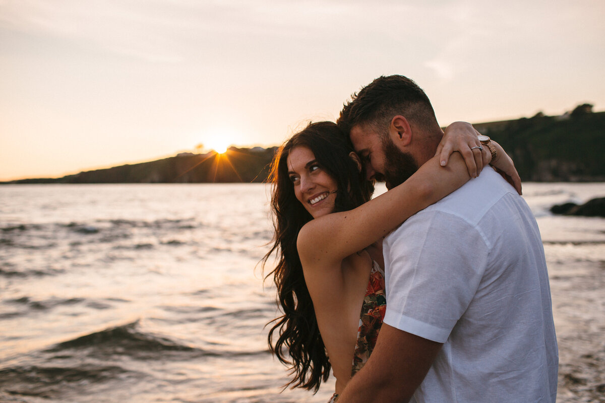Engagement shoot at Bantham Beach in Devon