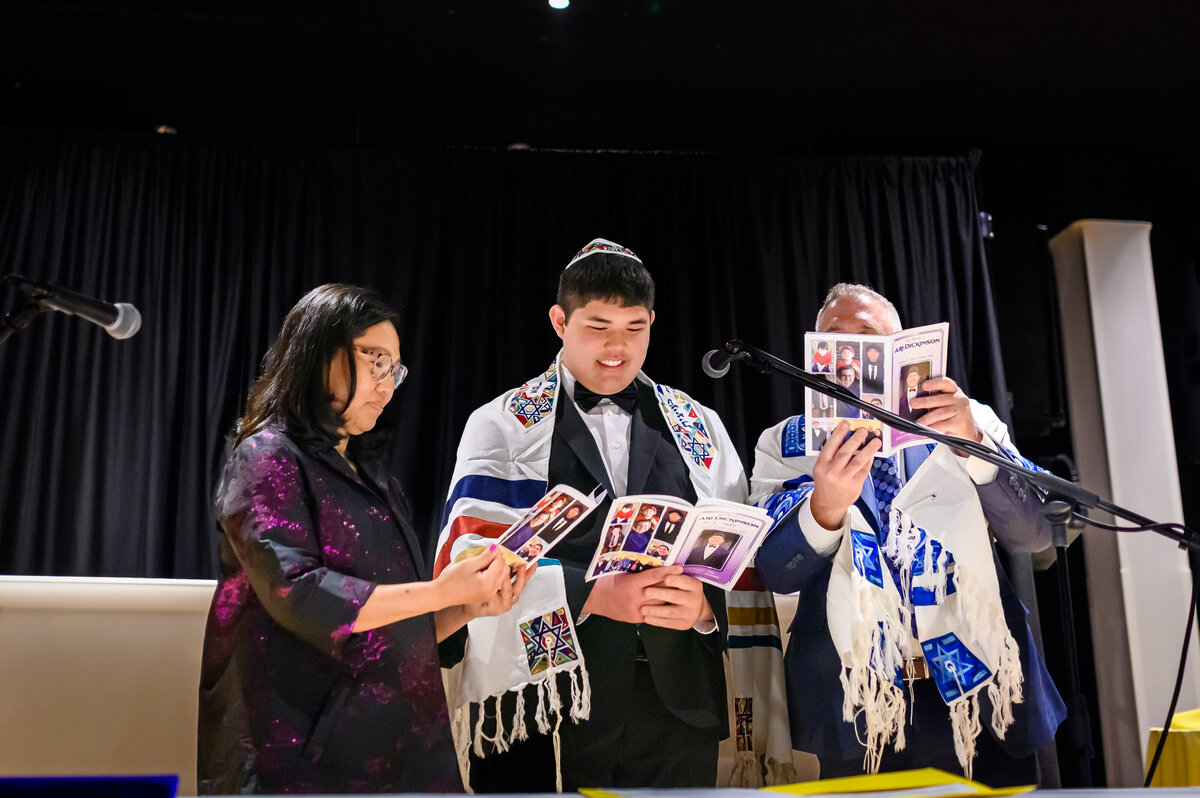 Ari's Bar Mitzvah at ELounge - Ceremony-107
