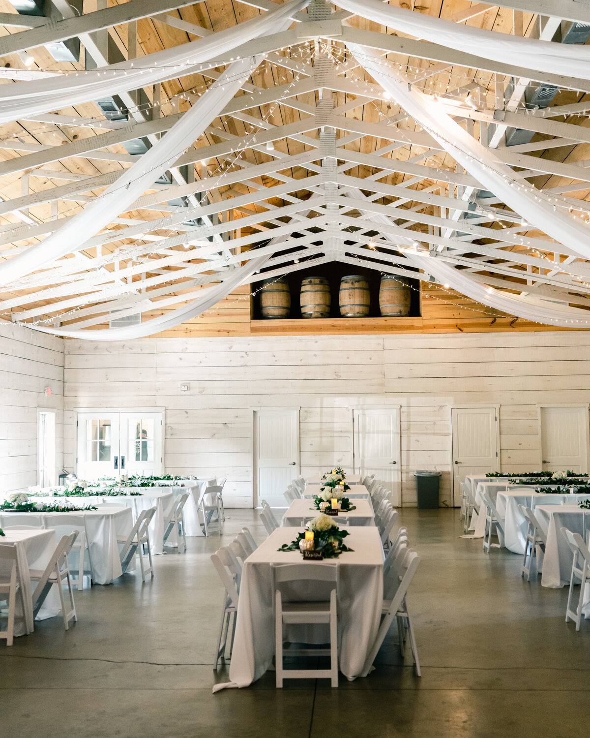 wedding reception decor at koury farms weddings and events