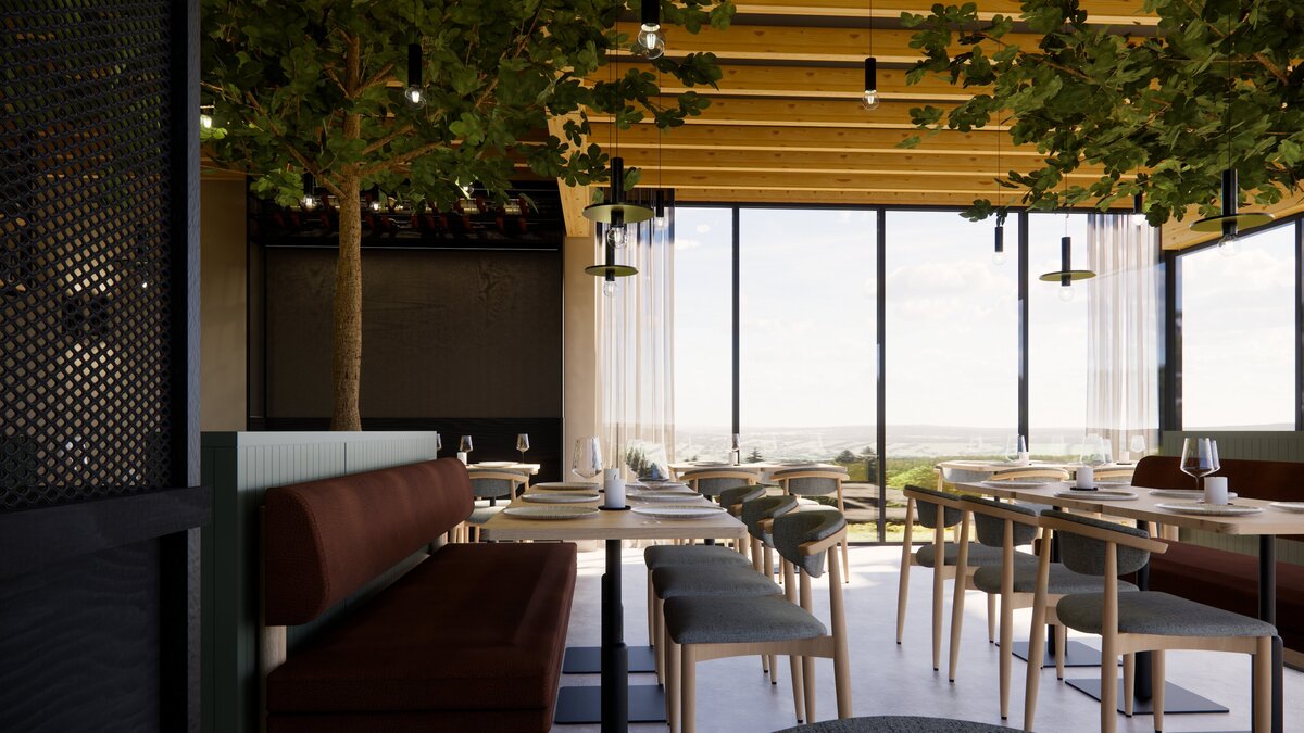 Project Dordrecht - Restaurant het Gemaal - visual - banken andere zijde