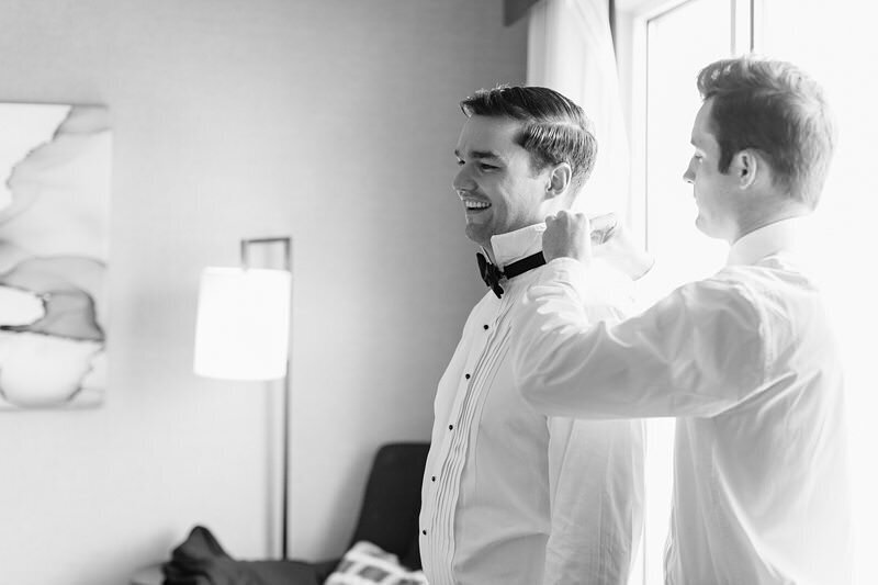 Classic Wedding at City Church of Evansville with Reception at ECC090