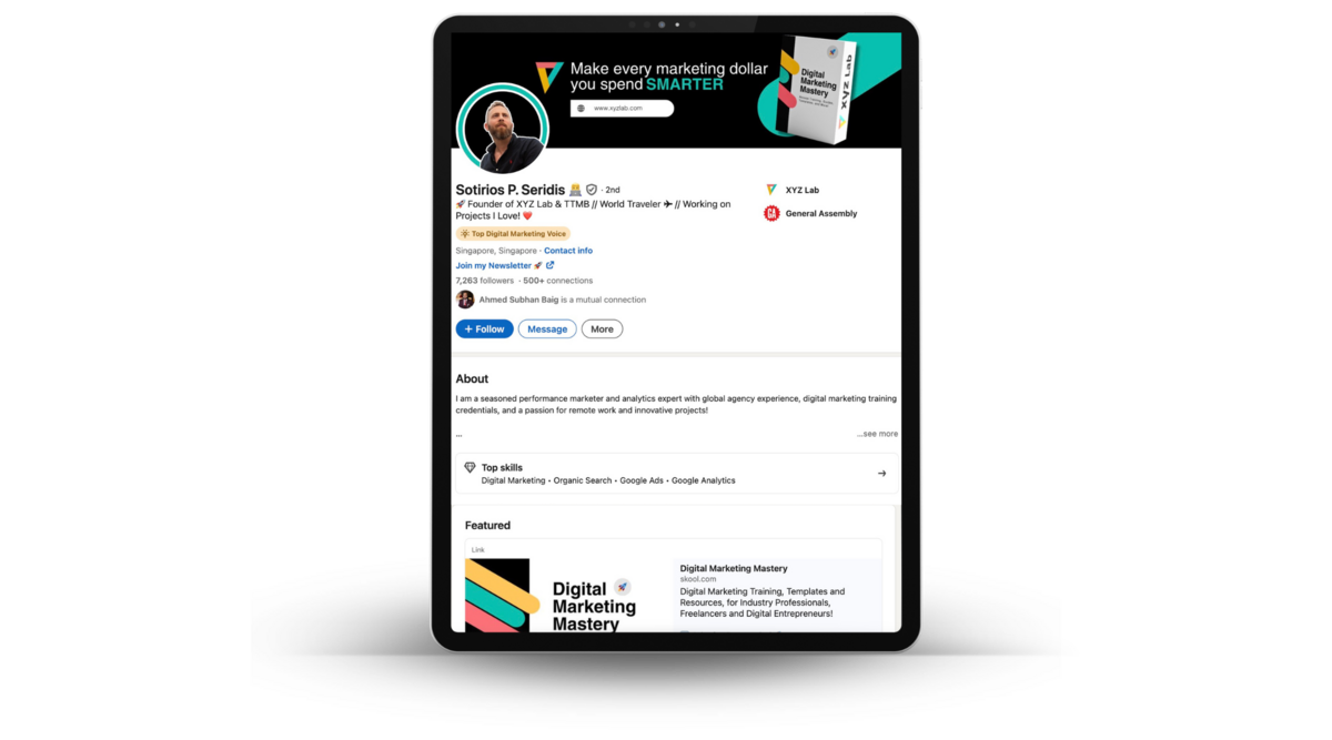 Client linkedin feed