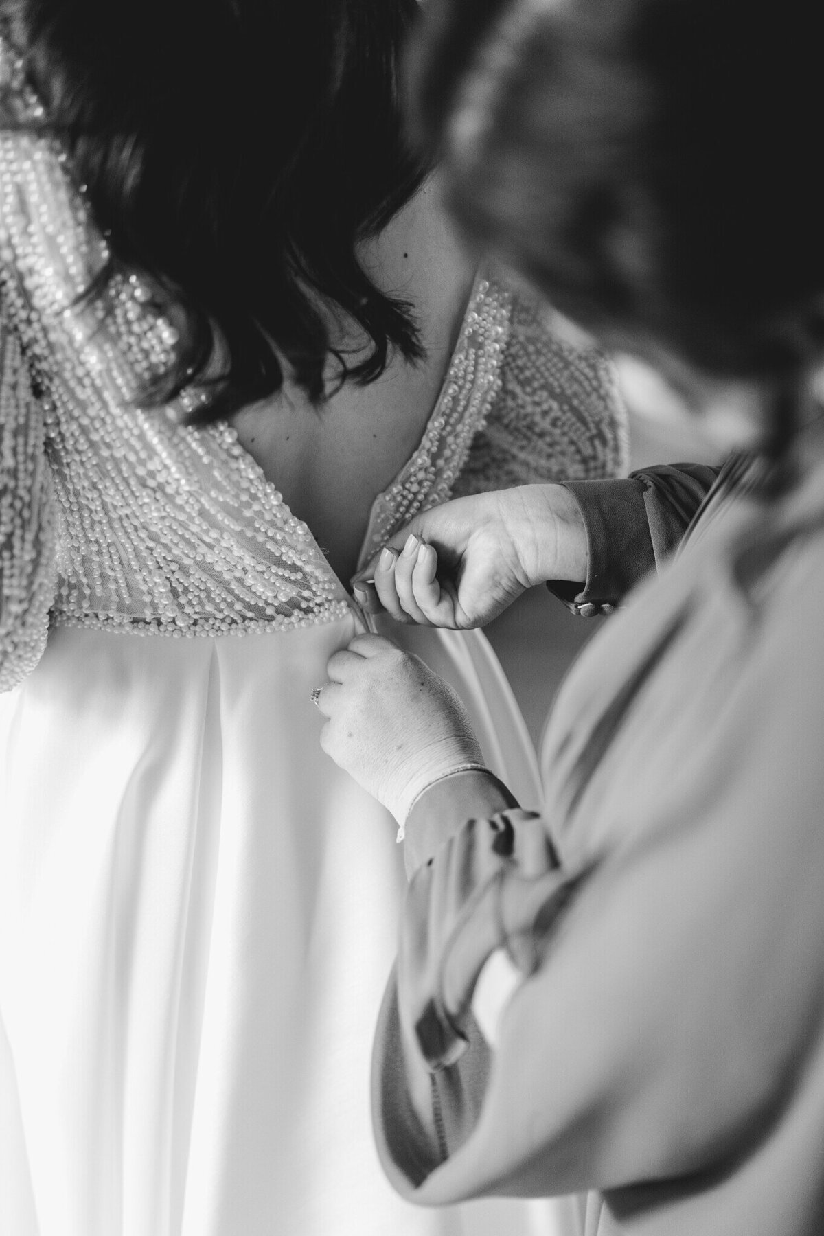 svatba benice nevěsta detail