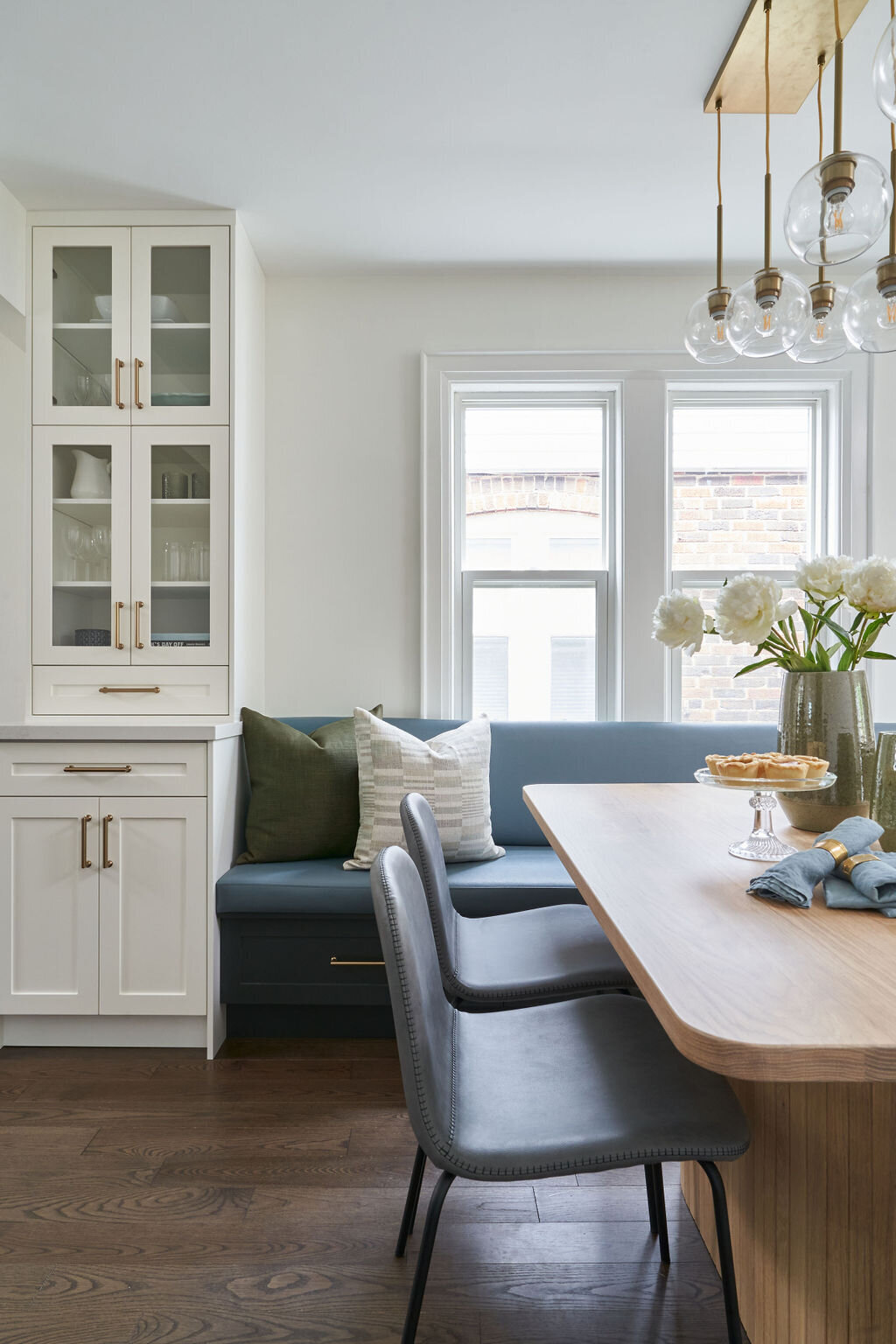 Banquette dining room