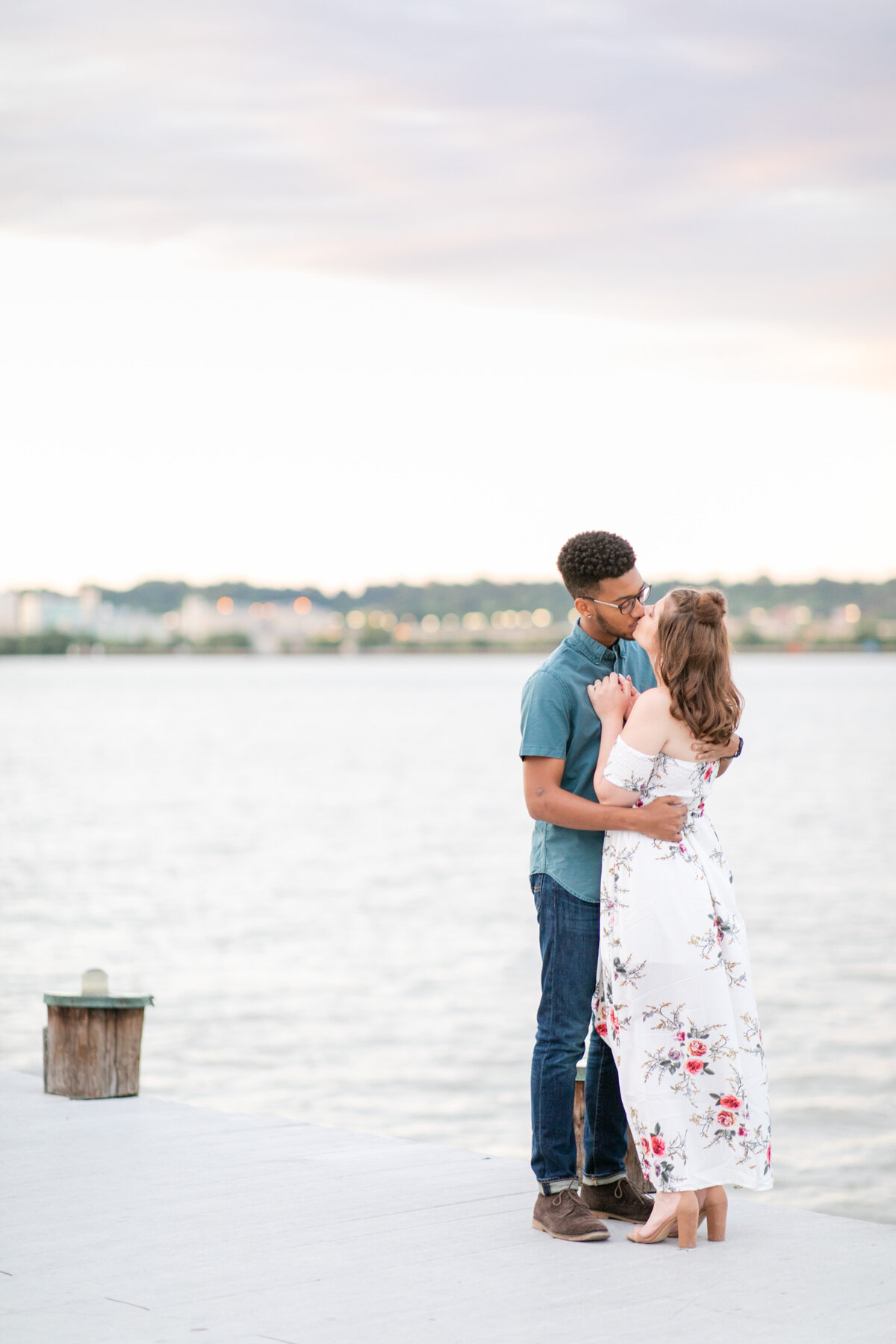Sweet Springtime Old Town Alexandria Engagement Session Bailey & Jared Megan Kelsey Photography-32