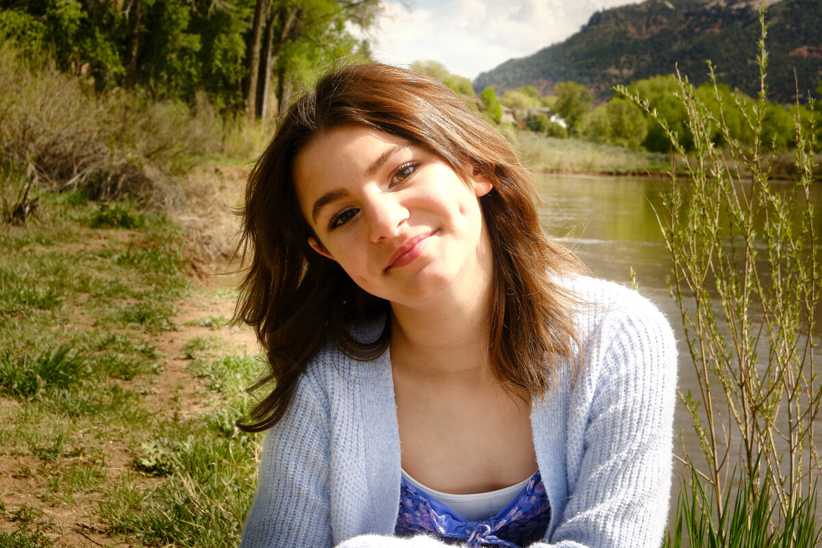 Senior picture in Durango