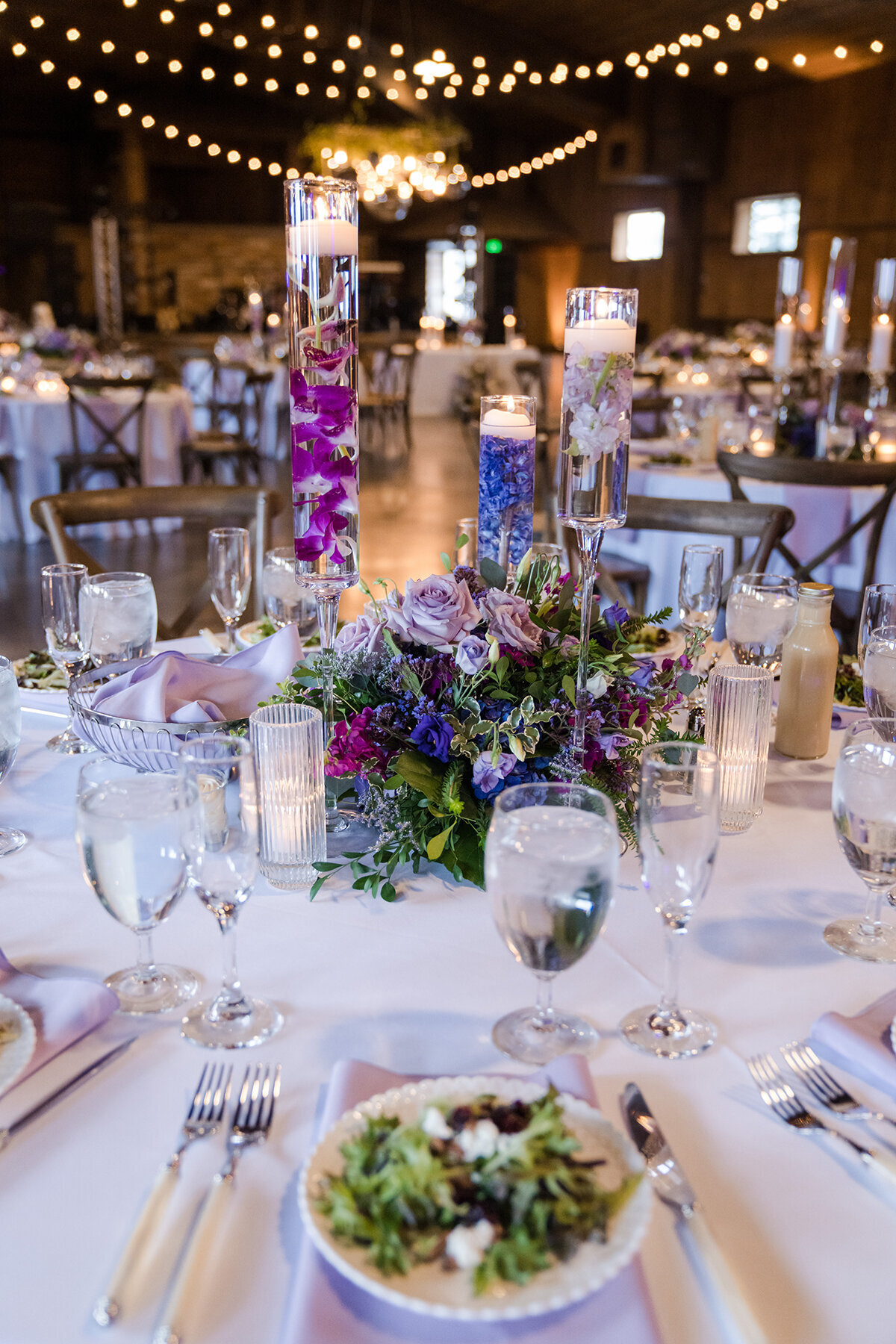 spruce mountain ranch wedding tables