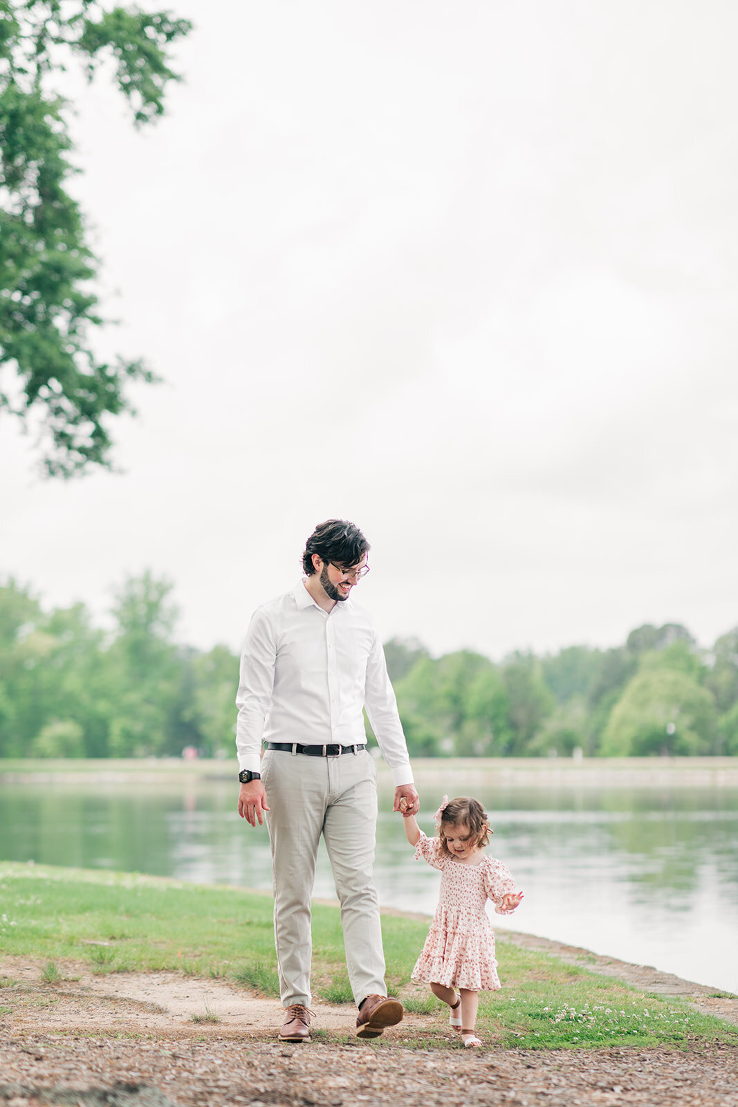 Lifestyle family session with children near Charlotte North Carolina