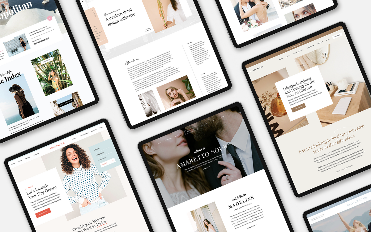 Showit Website Templates for Creatives S+L Studio