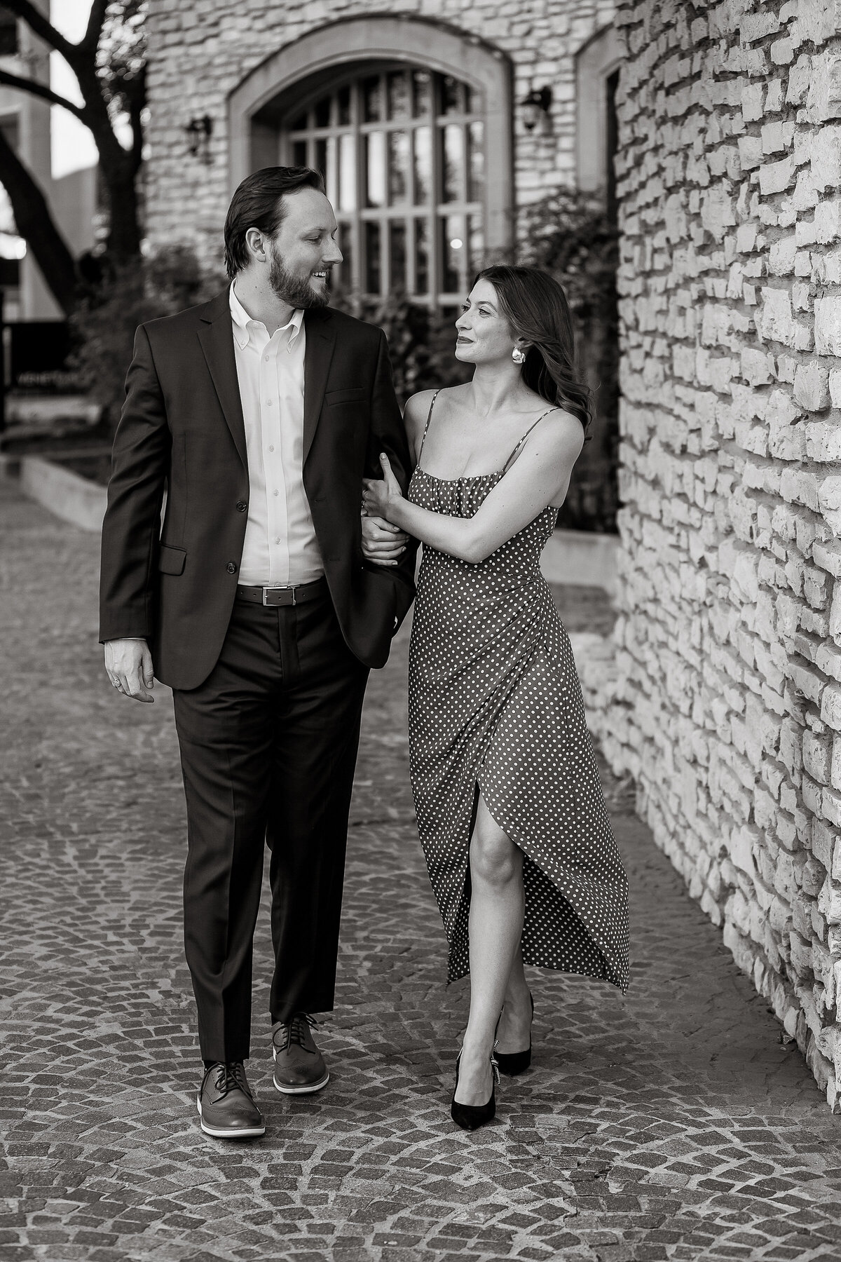 Sidney and John Engagements BW  0018