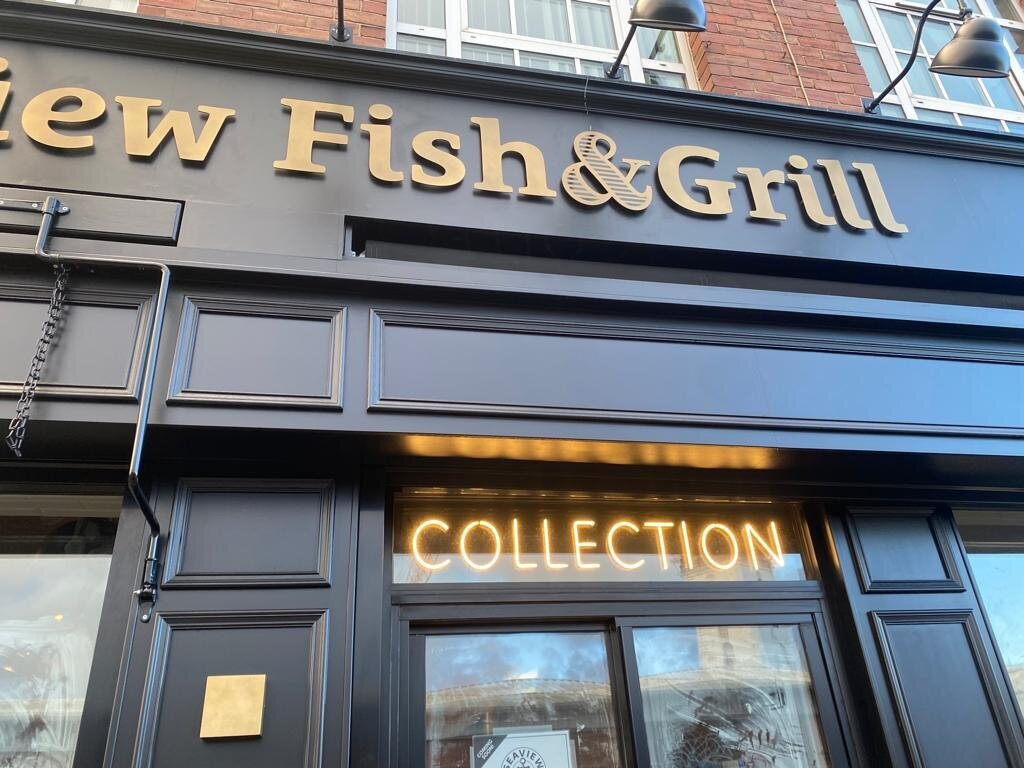 External Signage for Fish and Chip Shop