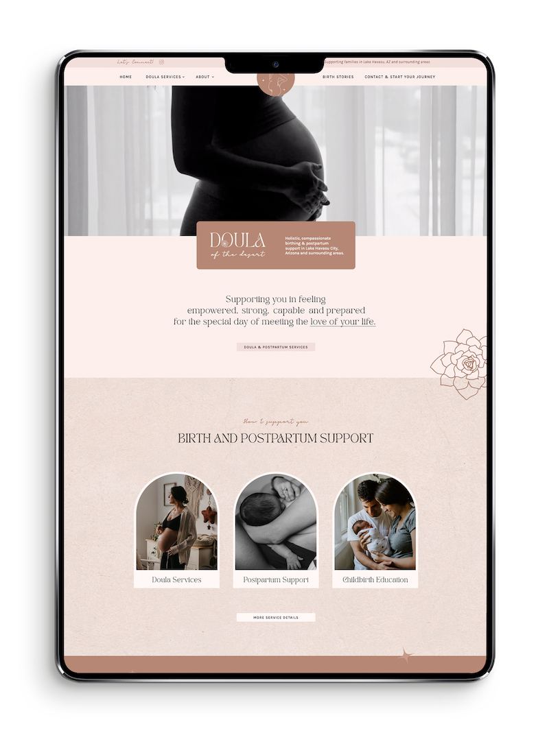 Doula-Desert-Web-Design