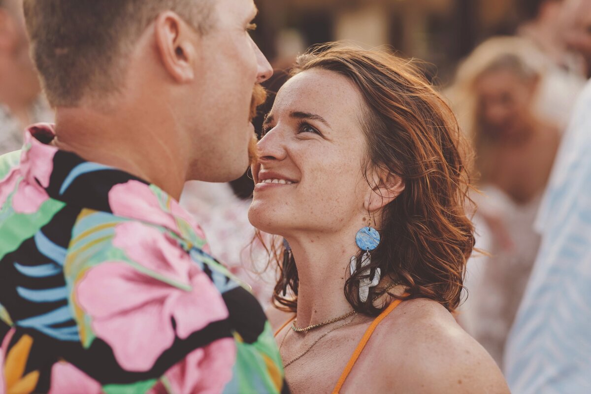 Guests dancing at wedding reception