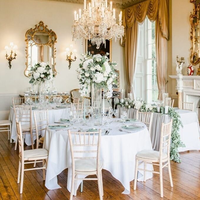 Prestwold Hall wedding breakfast