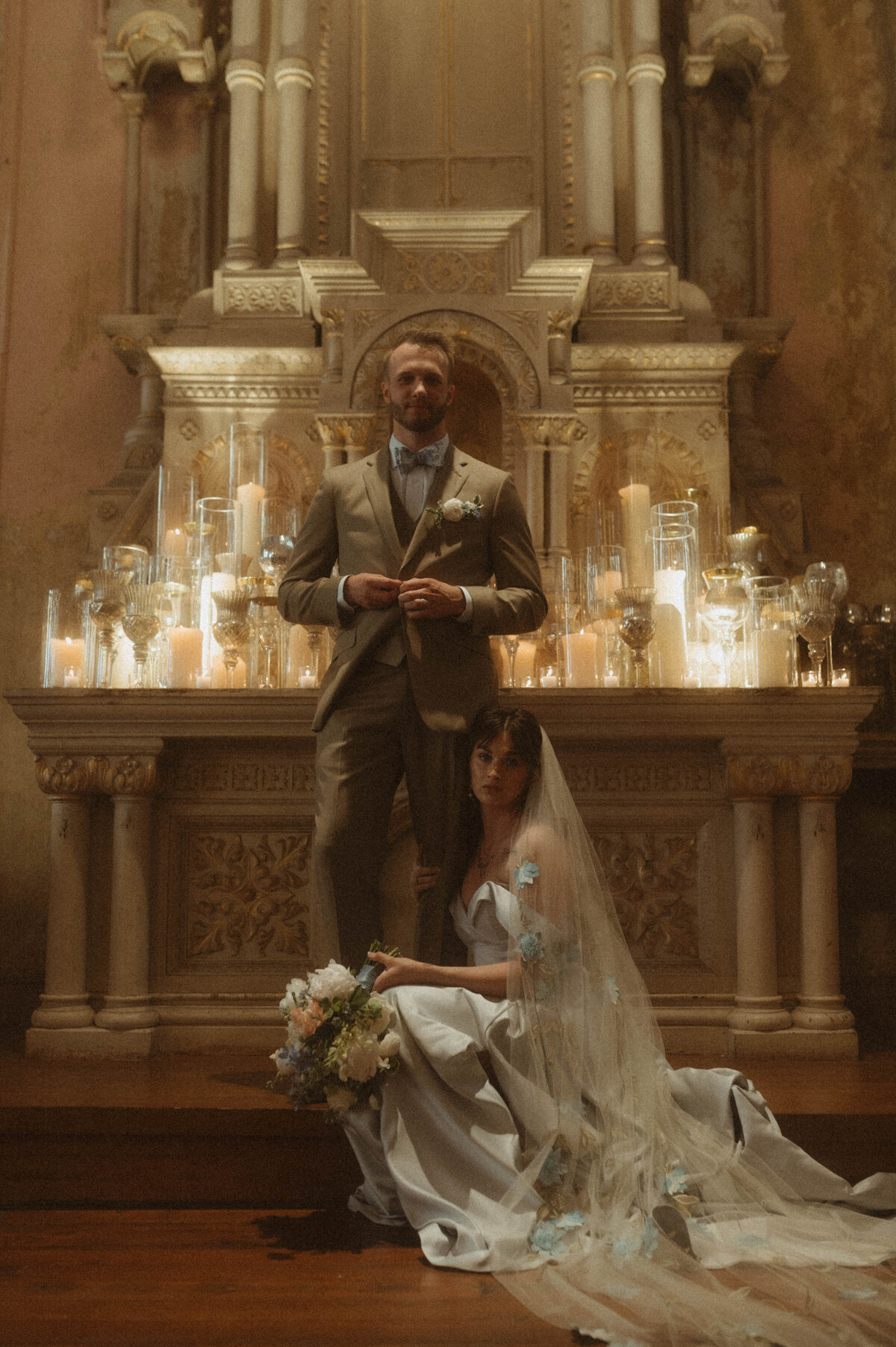 Hotel Peter and Paul wedding portrait, New Orleans, Louisiana