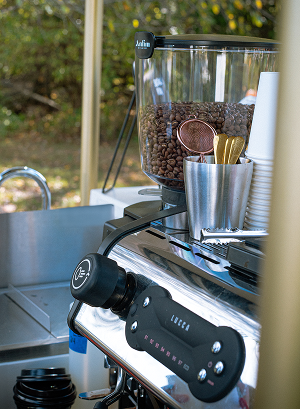 Twin Rabbits Coffee Behind the Bar