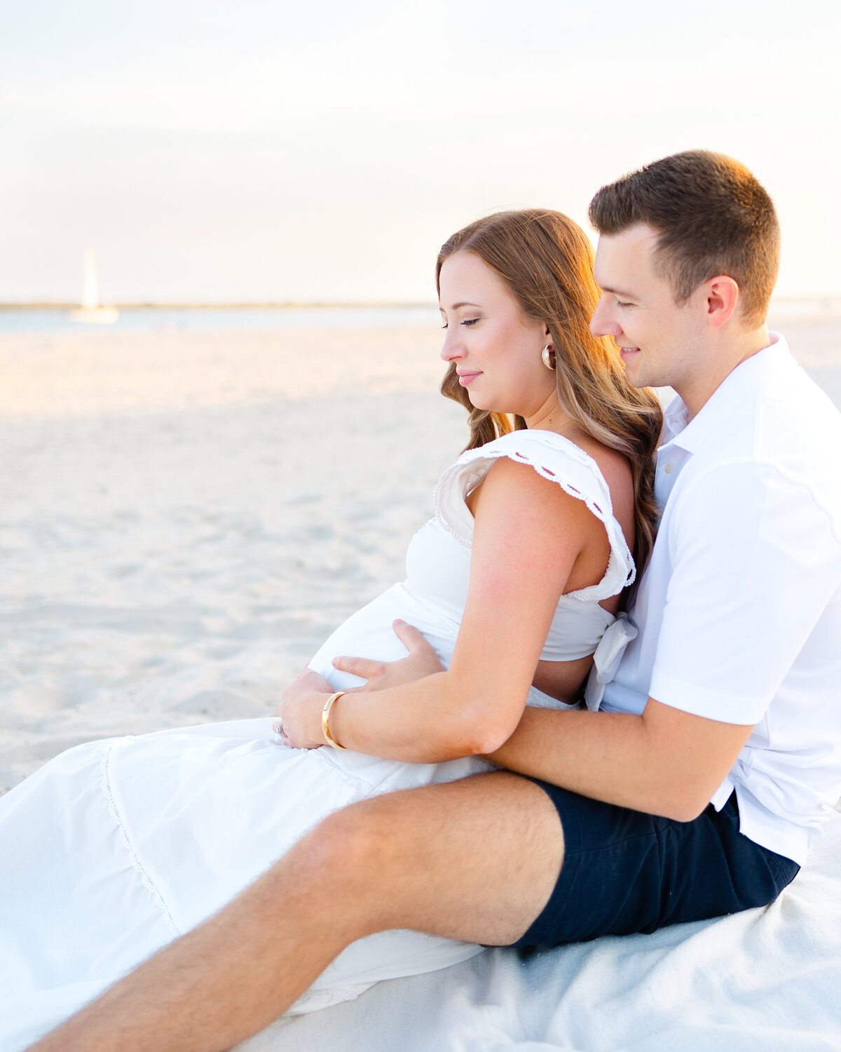 professional maternity photo shoot , taken by Emily DeLuke Photography in Wilmington North Carolina