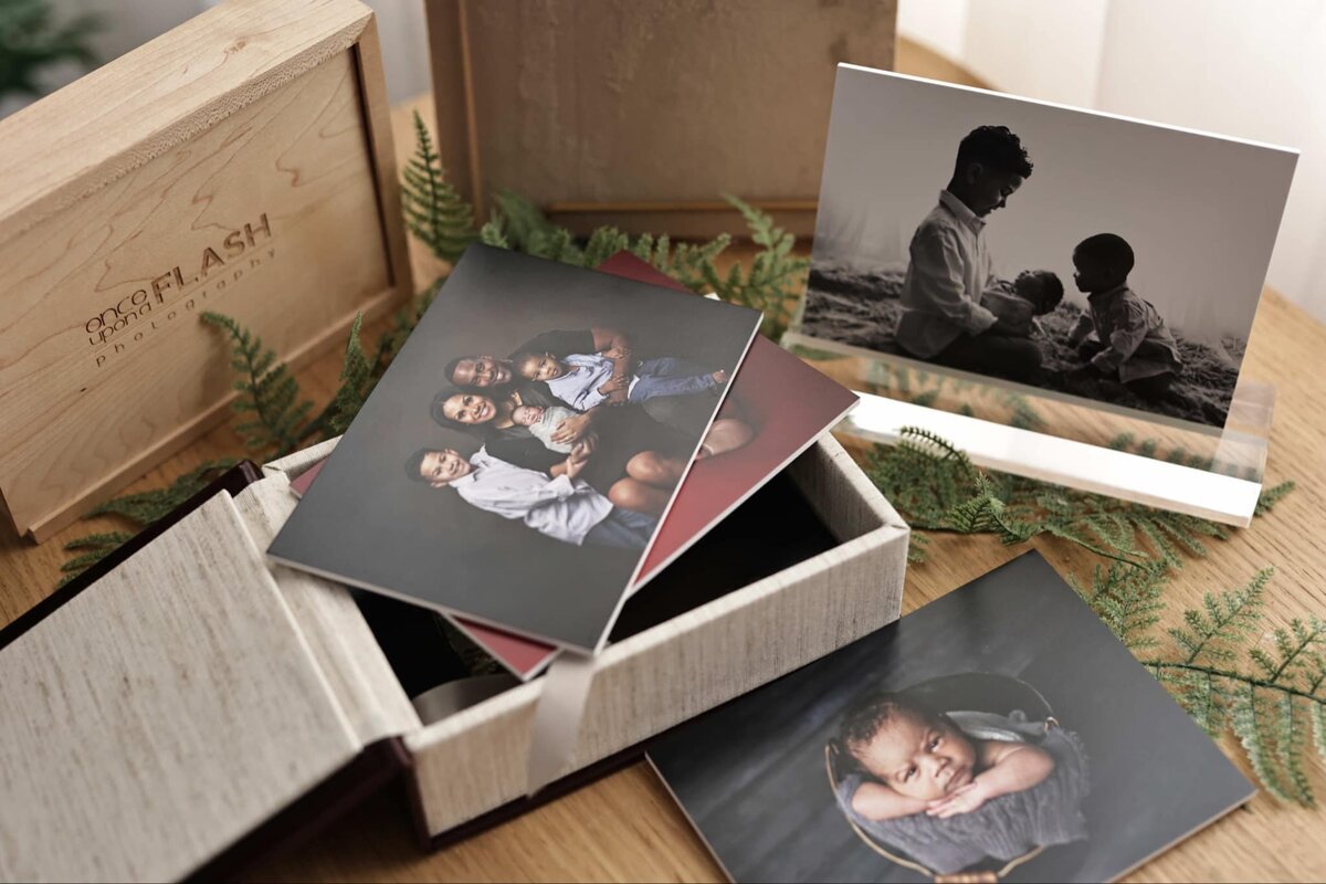 louisville newborn photographer art product investment photo collection mounted keepsake box