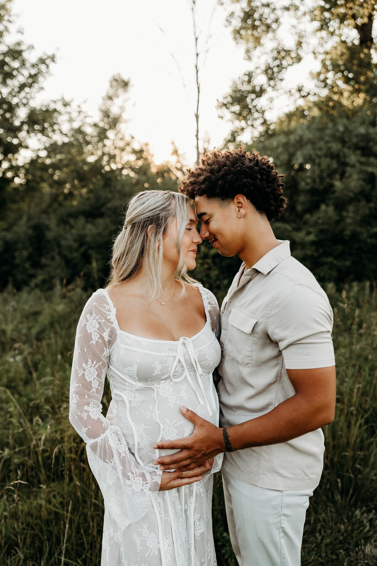 couples maternity session