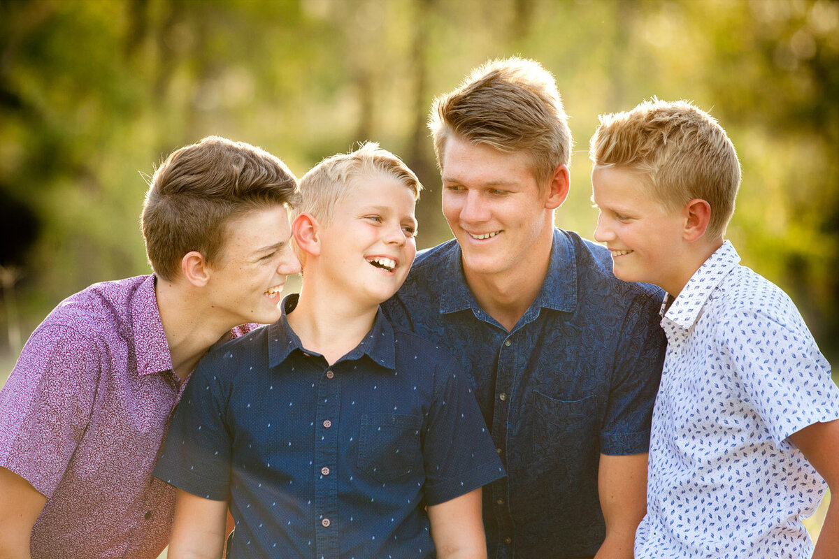 brothers together in Emerald, QLD