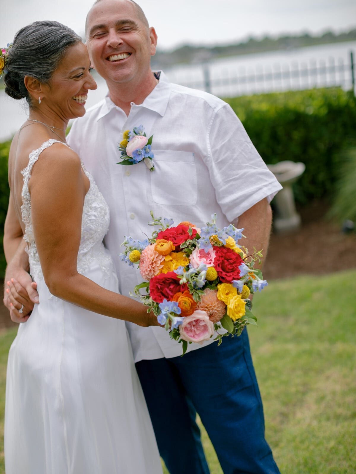 Southport NC Wedding | Blue Satin Bee 27