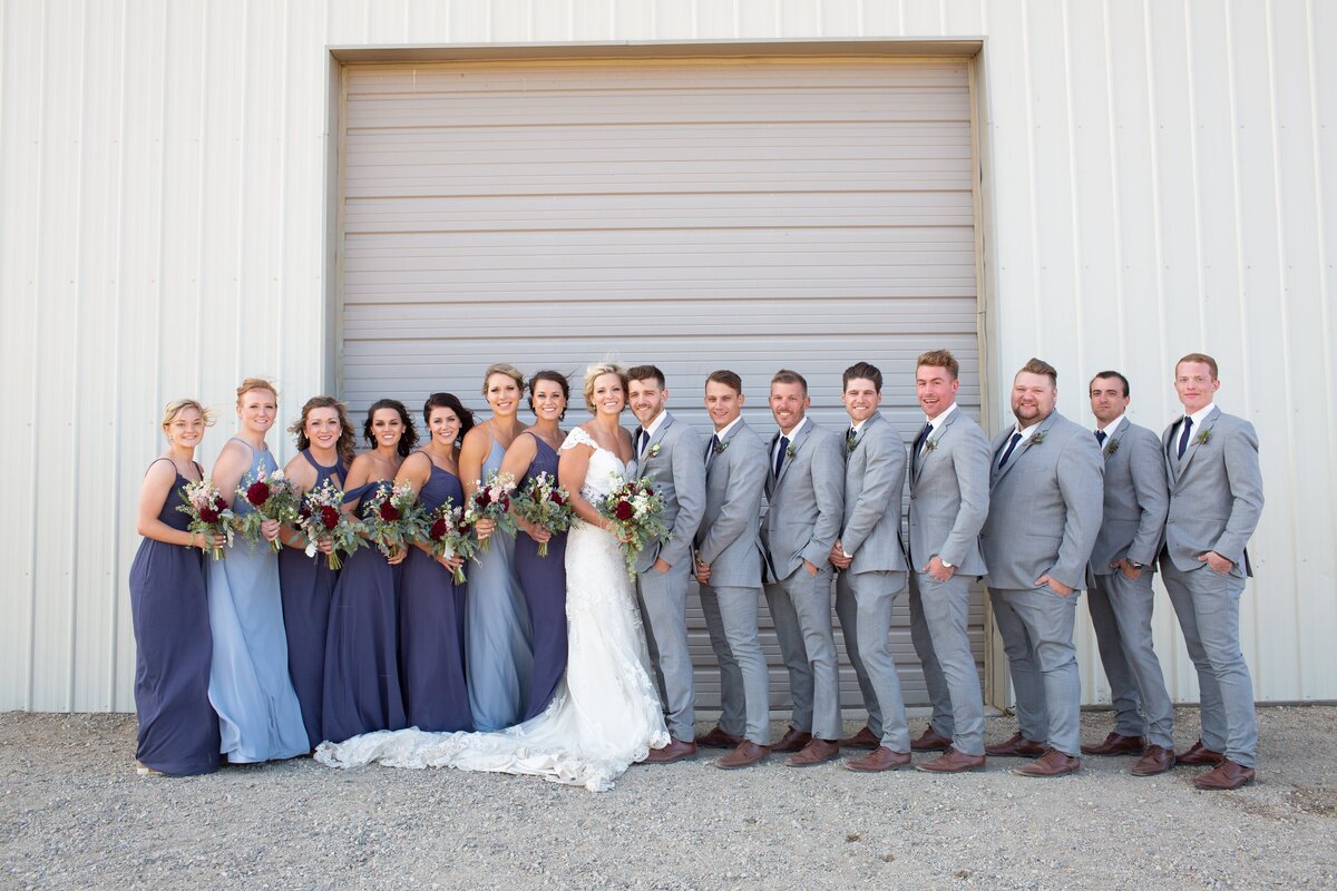 BridalPartyAtBarn