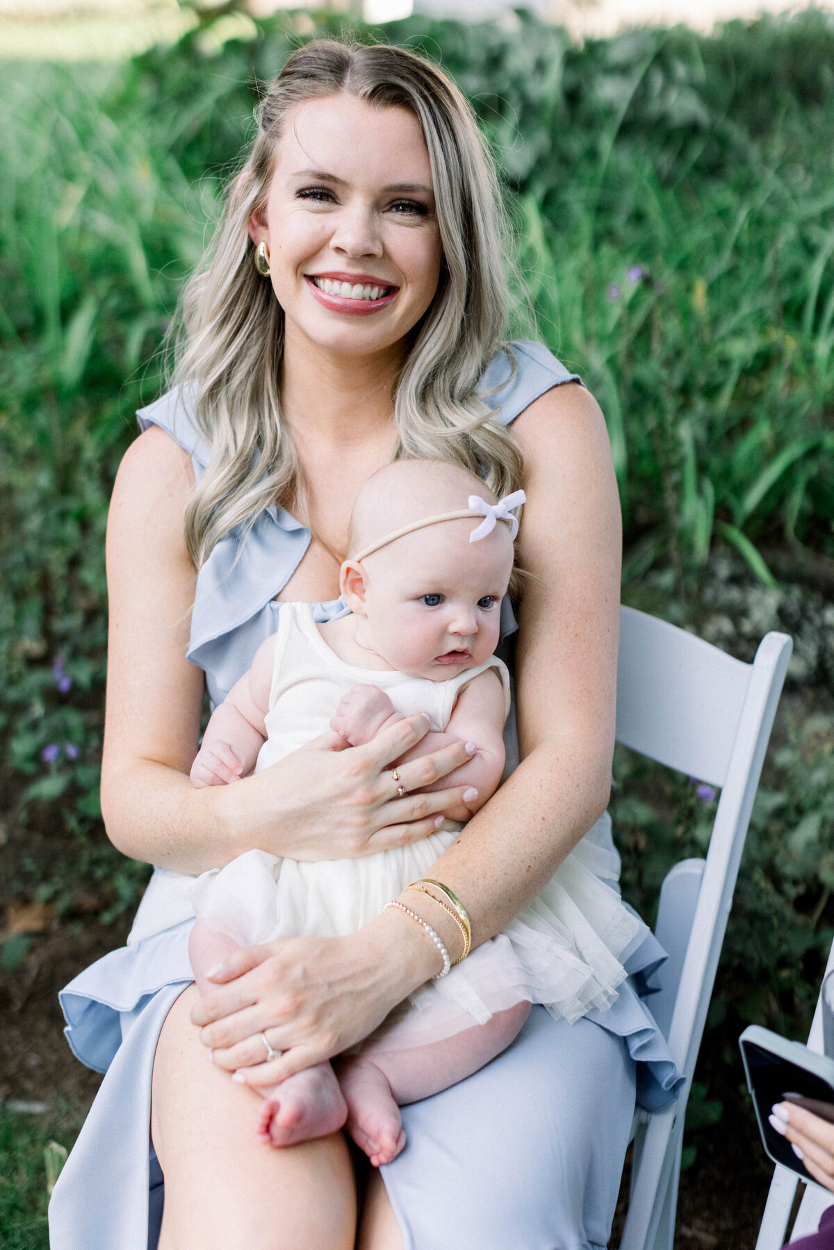 portrait of mom and baby