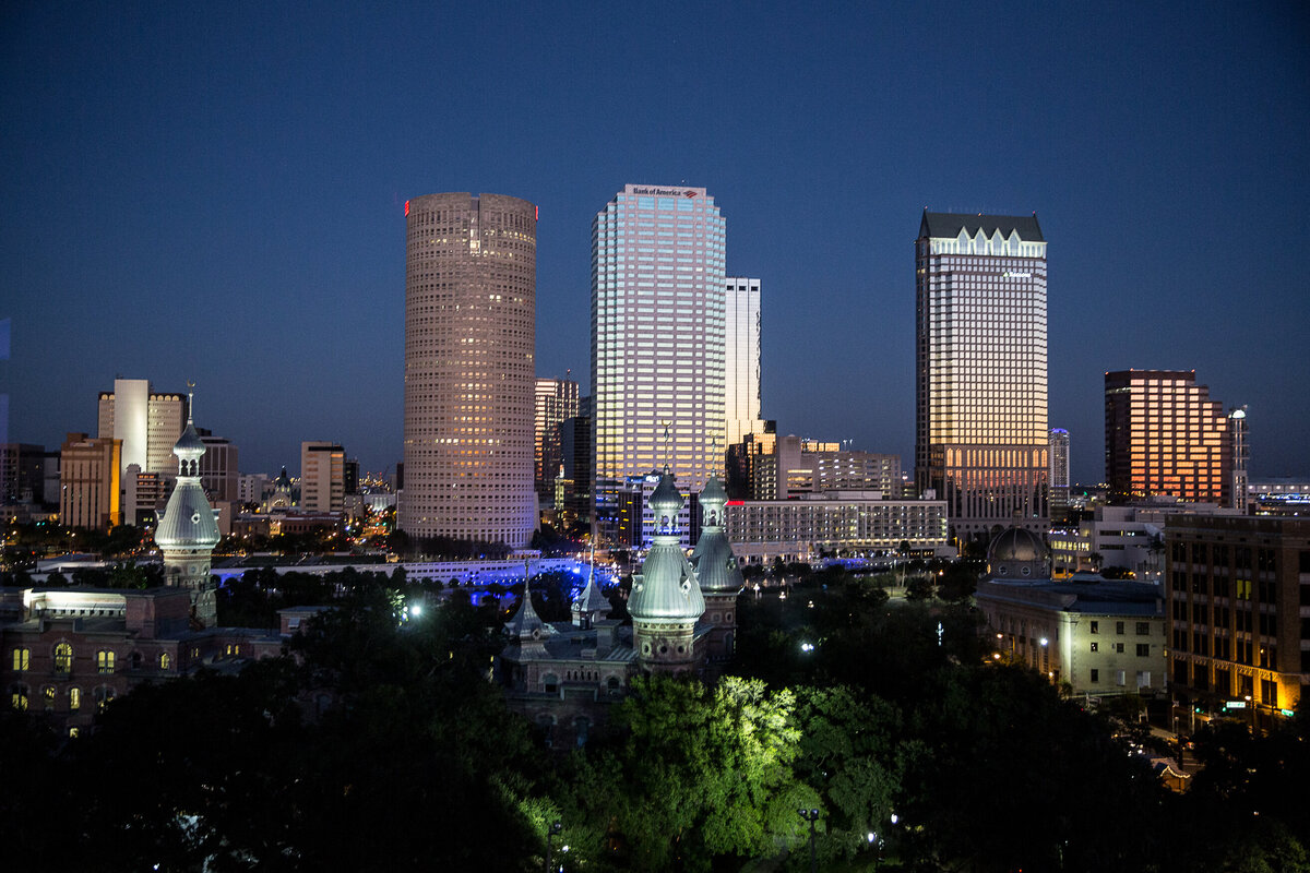 32 - University of Tampa Wedding Skyline - Tampa Bay Wedding Planner