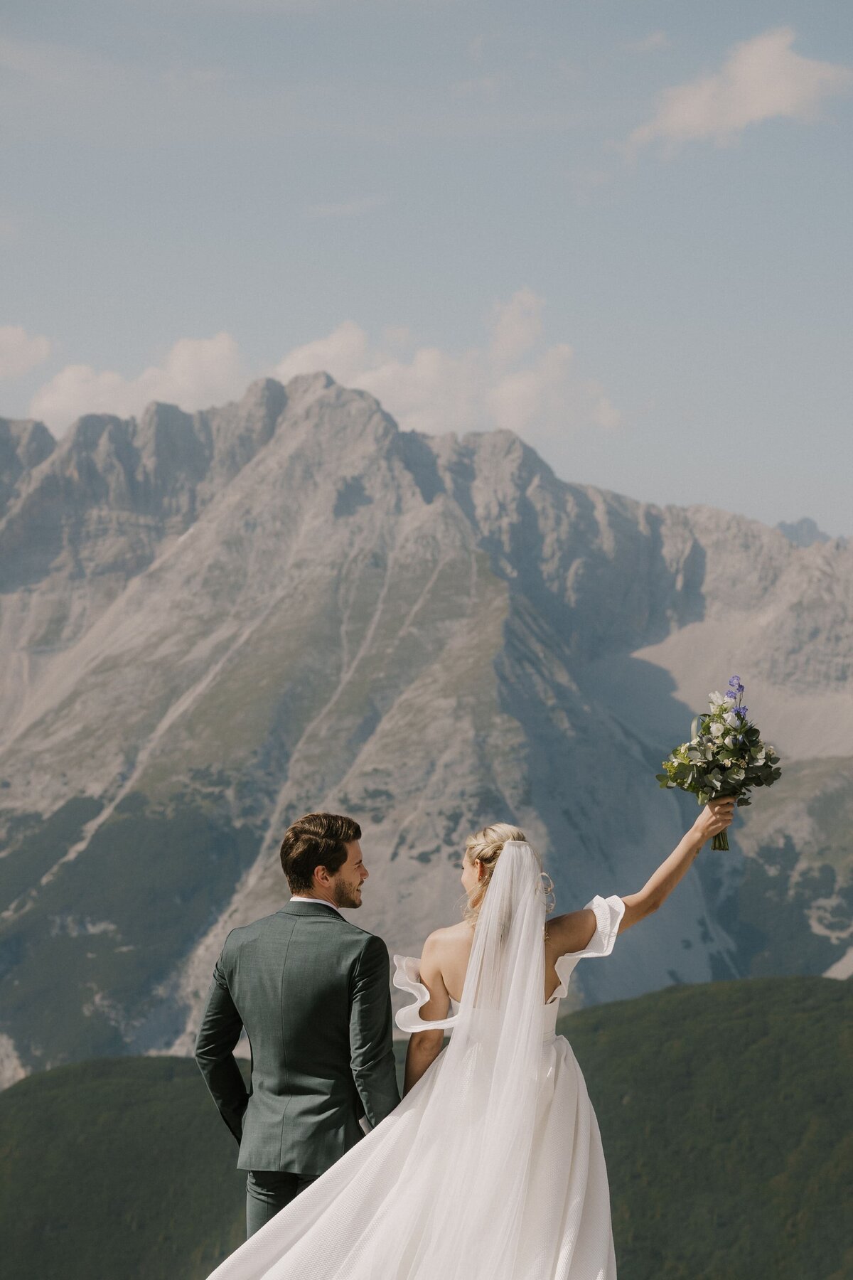 Berghochzeit Intime Hochzeit zu zweit Fotograf Salzburg