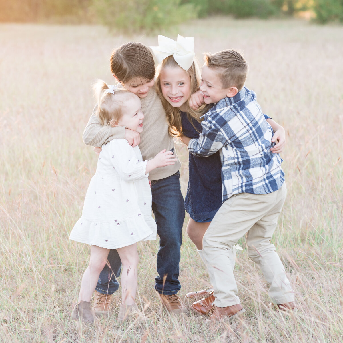 Outdoor family photos in McKinney, Tx 