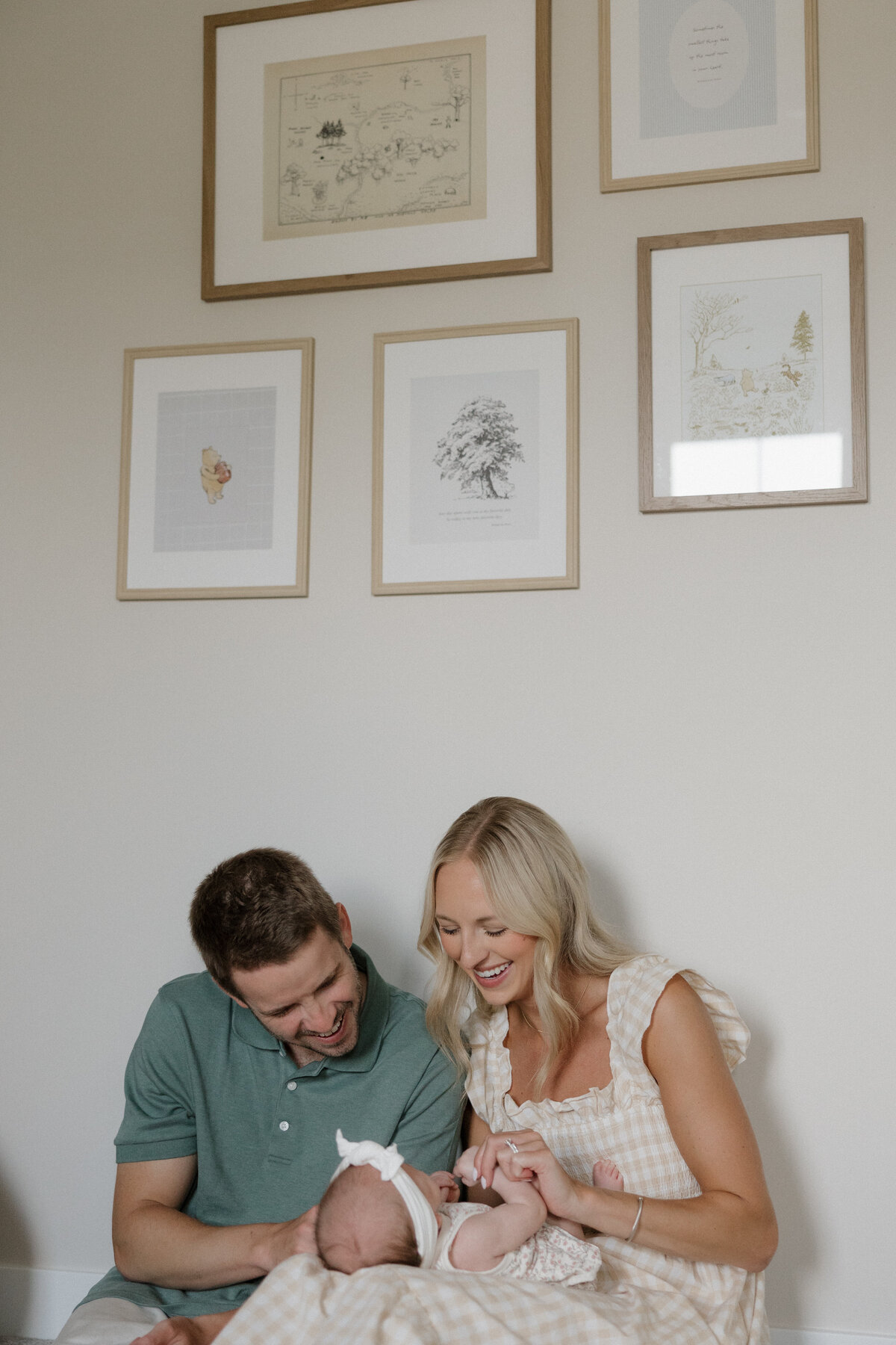 Indianapolis newborn photography baby portrait lifestyle session