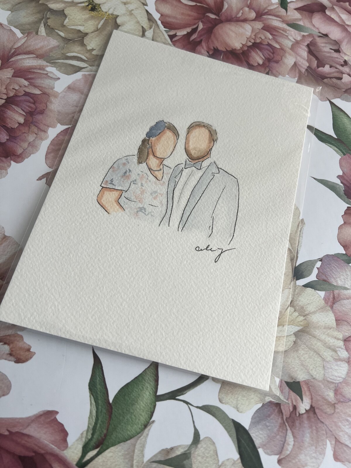Cape Cod Wedding Watercolor