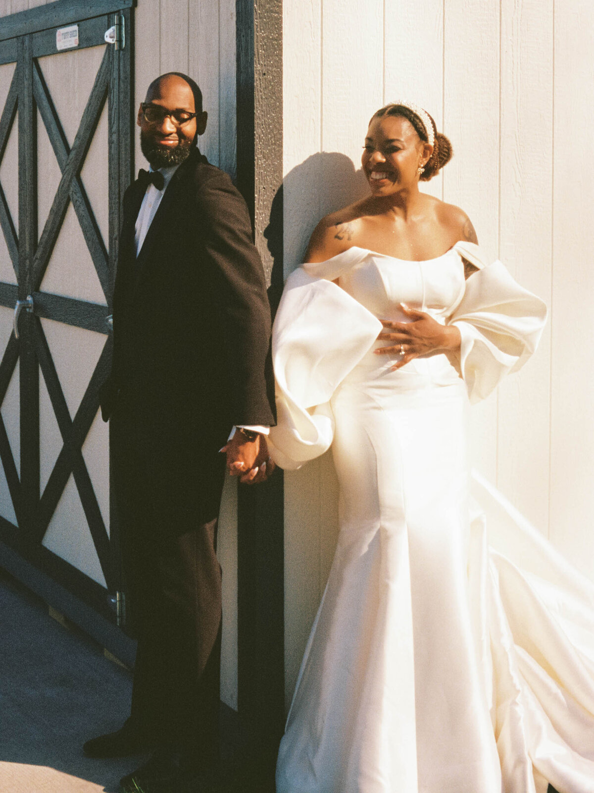 Filmy Outdoor Barn Elopement - Stacey Vandas Photography 31-3