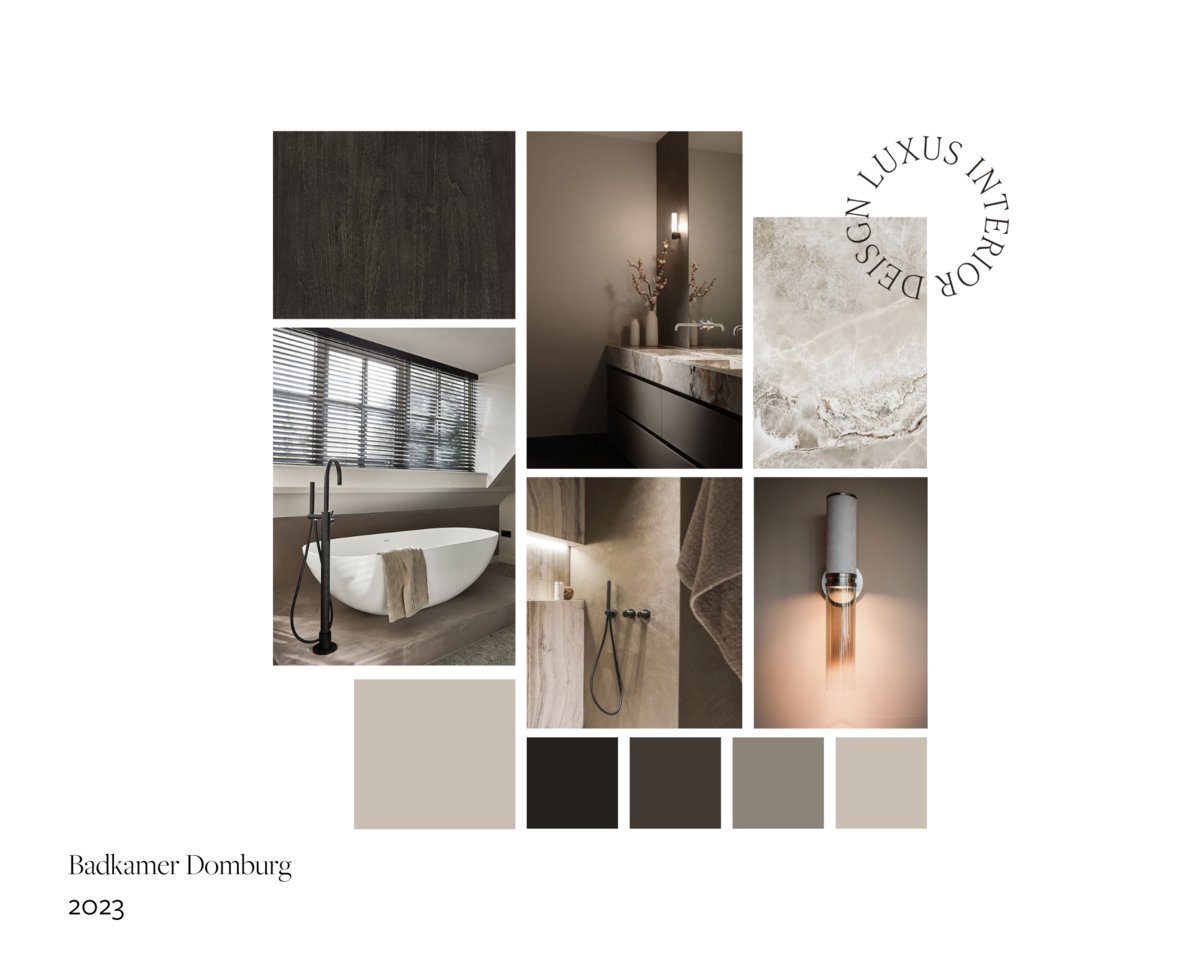 Badkamer Domburg moodboard