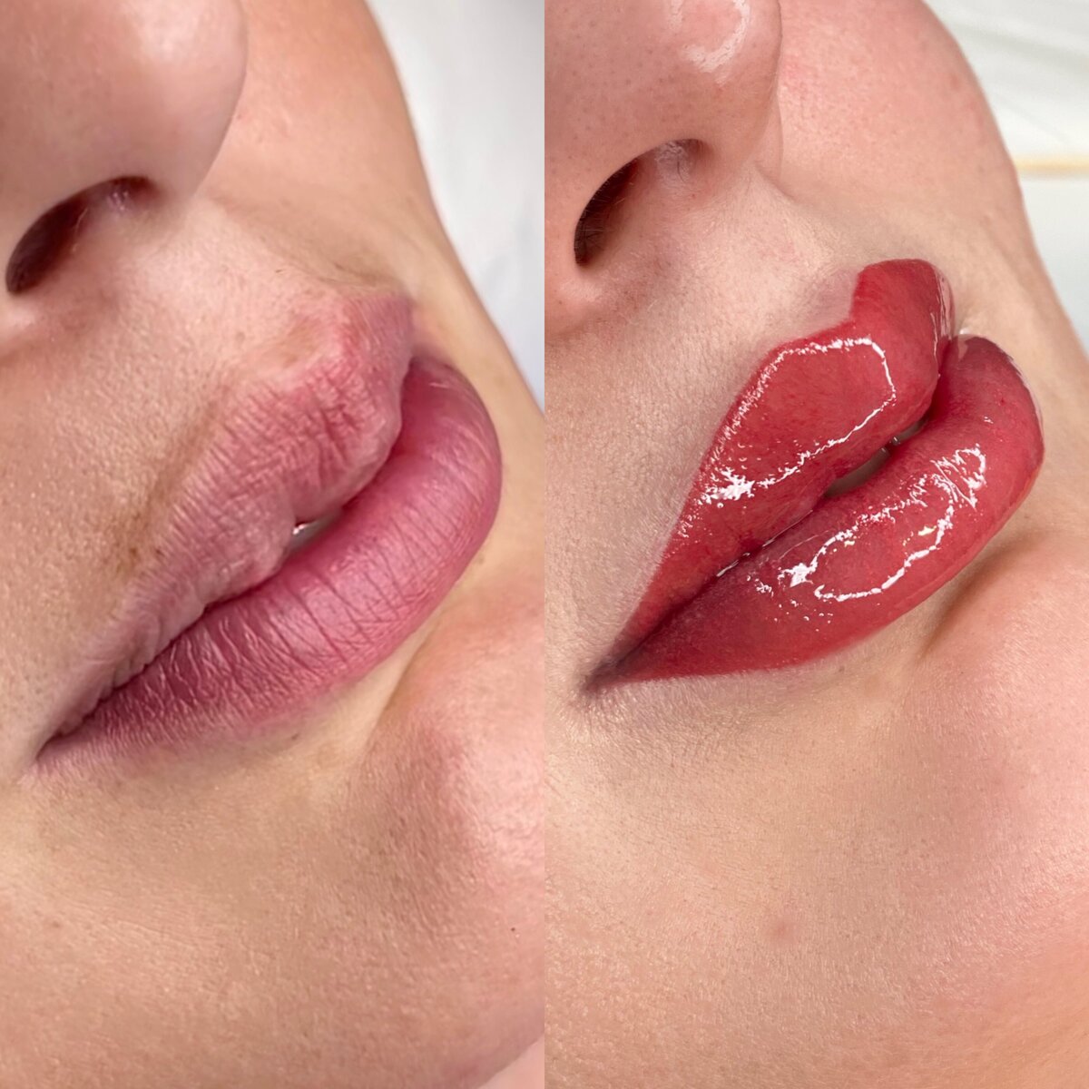 Permanent Makeup Lip Blush by Vamp Cosmetic
