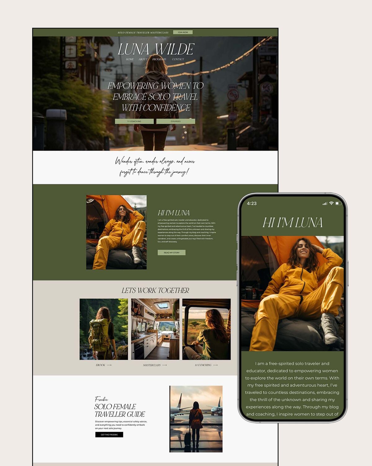 Luna Wilde - Portfolio Cover