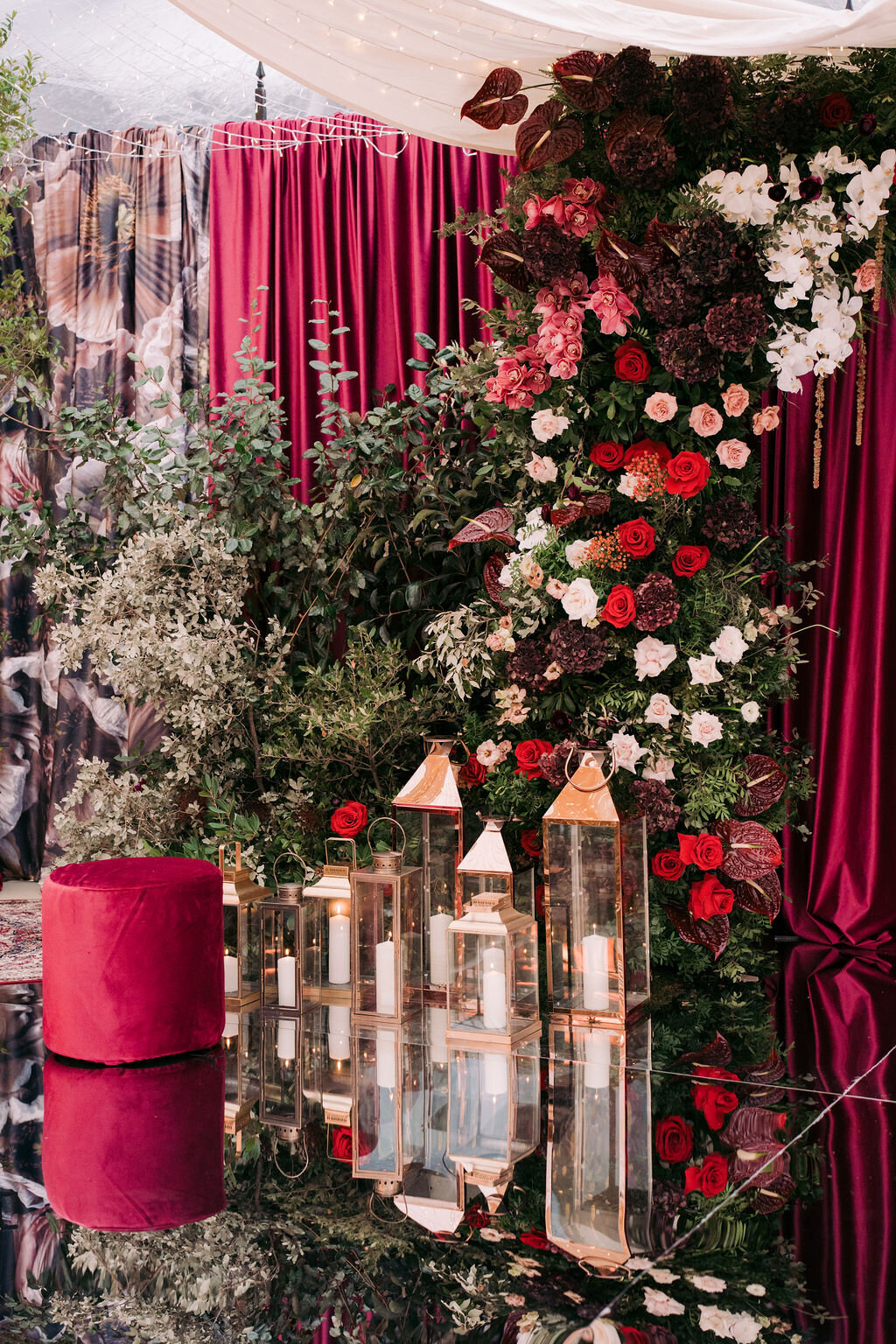 Luxurious and opulent wedding details