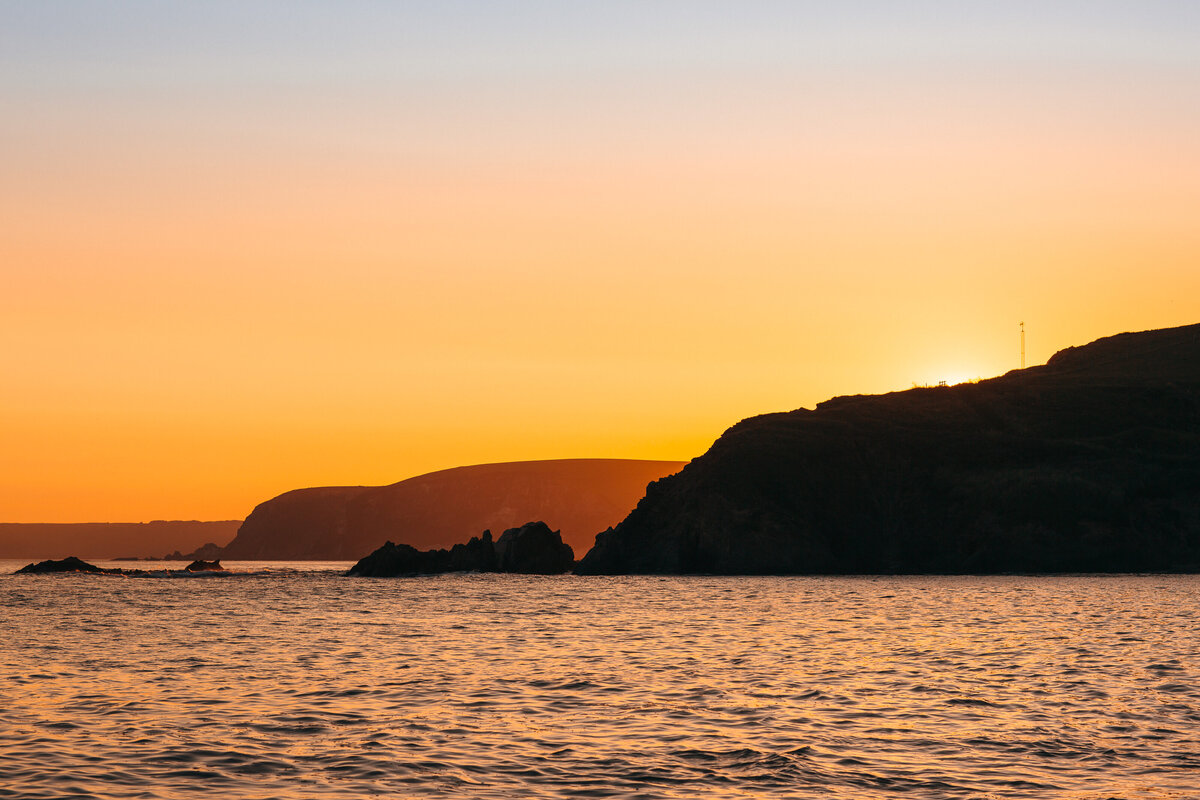 Sunset Shot at Challaborough