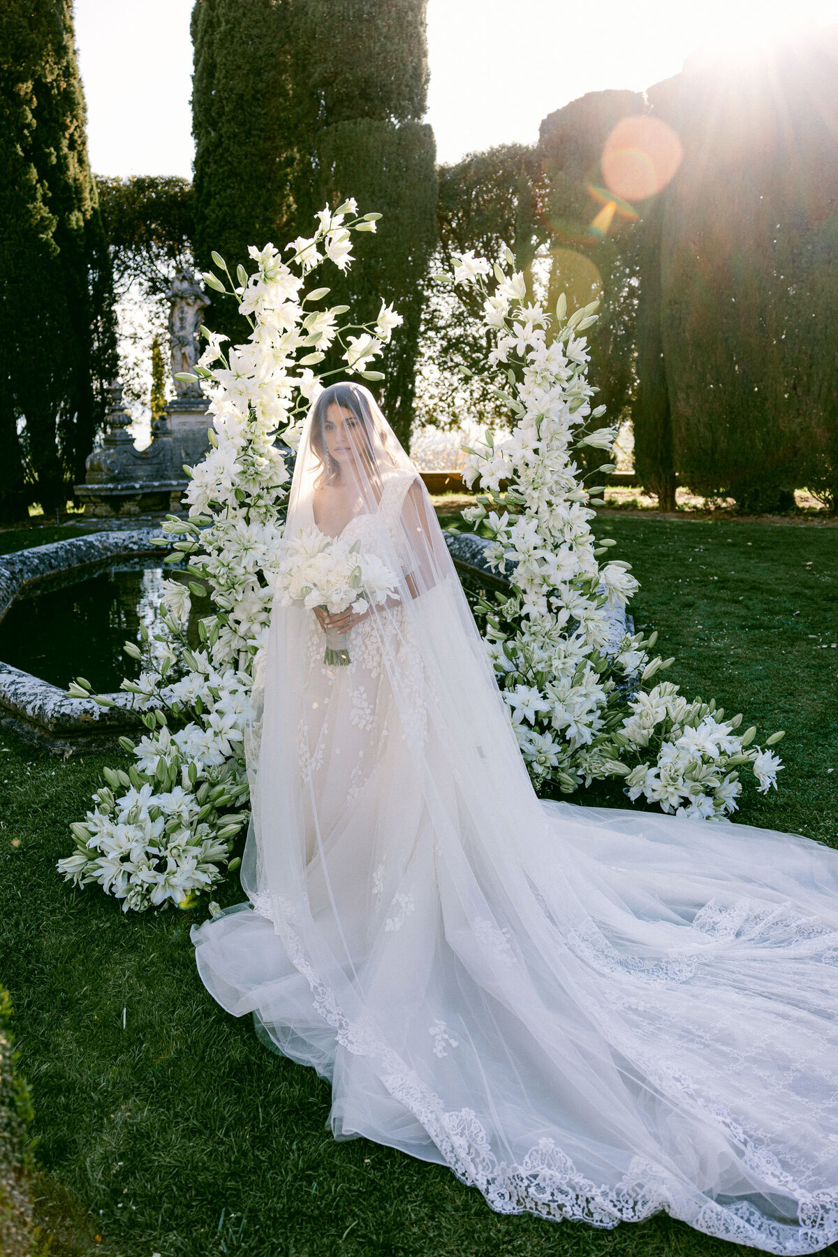 wedding  photoshoot La Foce Villa Tuscany 33